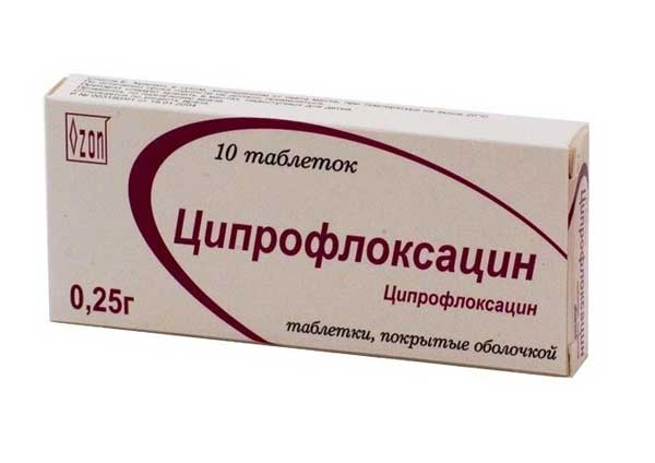 Ципрофлоксацин: использование Ципрофлоксацин: инструкция по применению