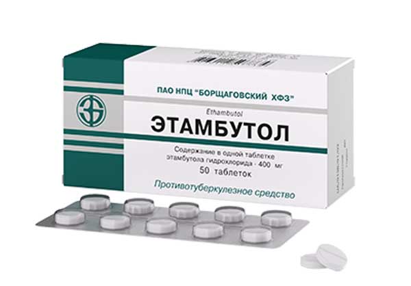 Этамбутол: использование Этамбутол: инструкция по применению
