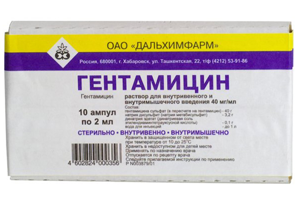 Гентамицин для инъекций: использование Гентамицин для инъекций: инструкция по применению
