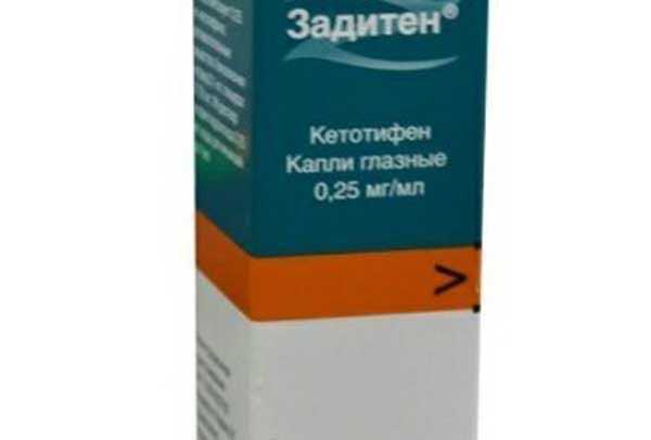 Кетотифен (глазные капли): использование Кетотифен (глазные капли): инструкция по применению
