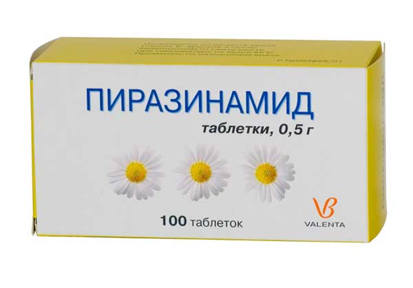 Пиразинамид: использование Пиразинамид: инструкция по применению