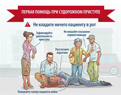 оказание первой помощи при эпилепсии