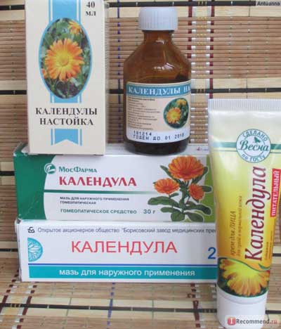 Использование календулы