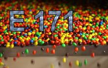 Пищевая добавка Е 171 в популярных конфетах Пищевая добавка Е 171 в популярных конфетах