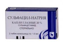 Сульфацил-натрия: инструкция по применению Сульфацил-натрия: инструкция по применению