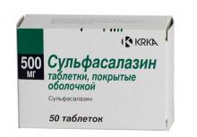 Сульфасалазин: использование Сульфасалазин: инструкция по применению