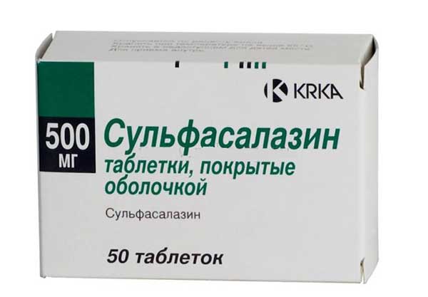 Сульфасалазин: использование Сульфасалазин: инструкция по применению