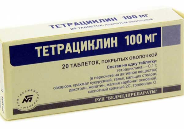 Тетрациклин: использование Тетрациклин: инструкция по применению