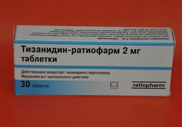 Тизанидин: использование Тизанидин: инструкция по применению