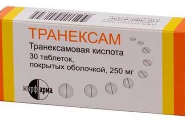 Транексамовая кислота: использование Транексамовая кислота: инструкция по применению